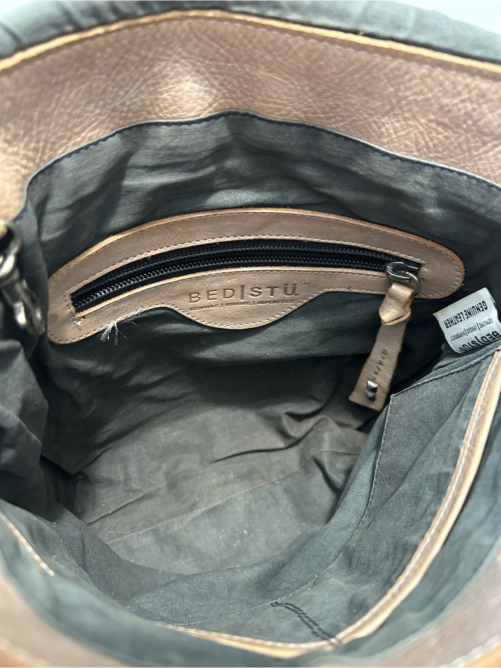 Bed Stu Venice Beach Rustic Crossbody Messenger Bag - Picture 7 of 10
